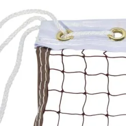 Sportime Deluxe Badminton Net, 22 X 2-1/2 Feet, Braided Rope Cable, Brown Net -Archery Supplies shop 008978 D ecommfullsize