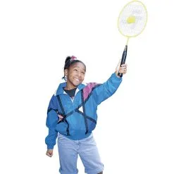 Sportime Mini Badminton Racquet, 20 Inches, Yellow/Black
