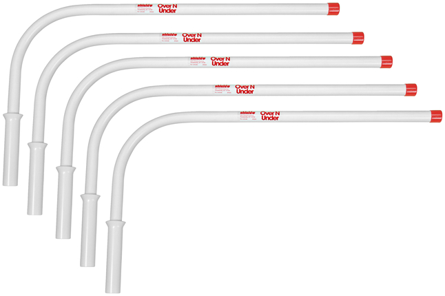 Shield Over/Under Hurdles, Set Of 5, White 3 Shield Over/Under Hurdles, Set Of 5, White