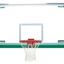 Bison Competition Extended Life Fan To Rectangle Conversion Backboard, 72 X 2-1/4 X 42 Inches Backboard, Glass Backboard