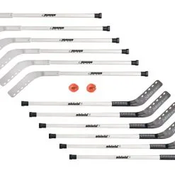 Shield Elementary Outdoor Floor Hockey Stick Set, 36 Inches