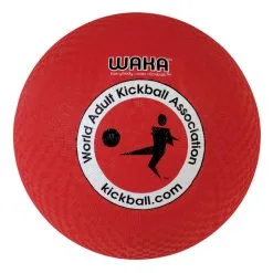 Mikasa Waka Official Adult Kickball, 10 Inch, Red