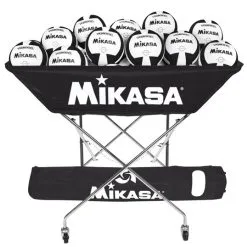 Mikasa Collapsible Hammock Ball Cart With Carry Bag, Black