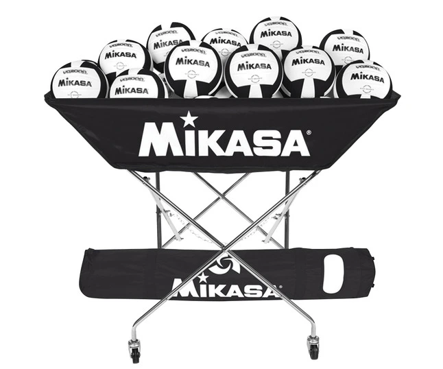 Mikasa Collapsible Hammock Ball Cart With Carry Bag, Black 3 Mikasa Collapsible Hammock Ball Cart With Carry Bag, Black