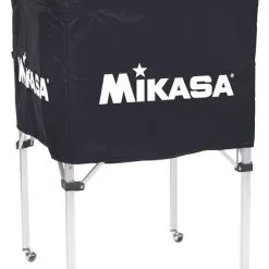 Mikasa Classic Collapsible Ball Cart With Carry Bag, Black