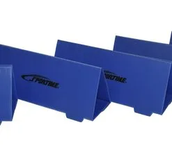Sportime Foldable Training Hurdles, 7-7/8 Inches, Blue, Set Of 5