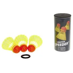 Speedminton Match Speeder, Tube Of 3 Shuttles