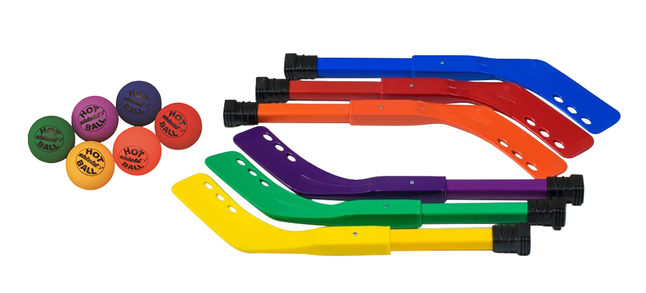 Shield Rainbow Scooter Sticks And Hotballs, 21 Inches, 6-Color Set 3 Shield Rainbow Scooter Sticks And Hotballs, 21 Inches, 6-Color Set